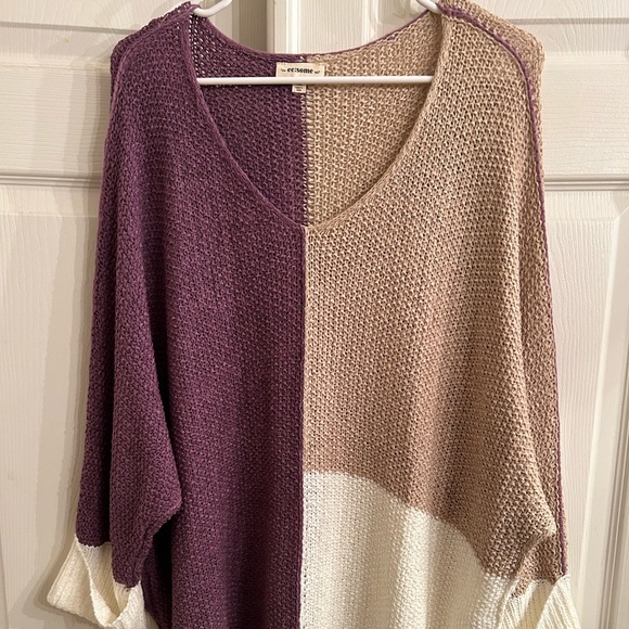 EESome color block sweater - Picture 1 of 5